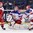 OSTRAVA, CZECH REPUBLIC - MAY 6: Denmark's Morten Madsen #29 tries to tip the puck past Russia's Sergei Bobrovski #72 with Yegor Yakovlev #44 in front during preliminary round action at the 2015 IIHF Ice Hockey World Championship. (Photo by Richard Wolowicz/HHOF-IIHF Images)

